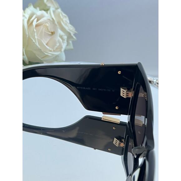 NEW Saint Laurent SLM119 Blaze Black Sunglasses - Picture 8 of 9